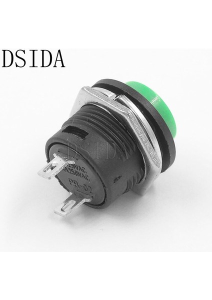 Adet/grup Anahtarı 16MM Basmalı Düğme Anahtarı Kapalı-Açık Sıfırlama Başlangıç Anahtarı Ac 6A/125V 3A/250V Kilitsiz Kırmızı Yeşil Renk R13-507 (Yurt Dışından) fırsatları