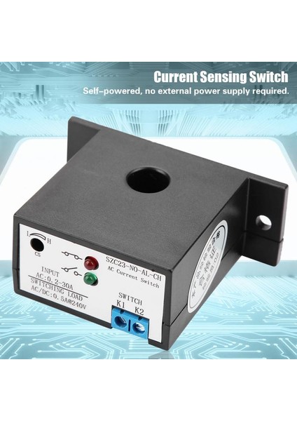 Normalde Açık Akım Algılama Anahtarı Ayarlanabilir Ac 0.2-30A SZC23-NO-AL-CH Akım Algılama Anahtarı Yüksek Kalite (Yurt Dışından) indirimleri