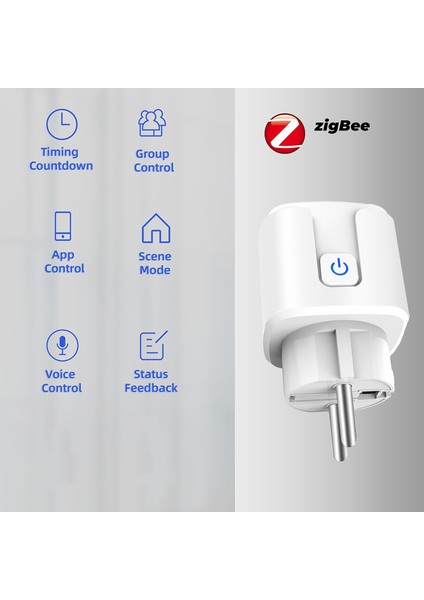 [sıcak Satış] Tuya Zigbee Akıllı Fiş Ab 16A 110-250V Zamanlayıcı Soketi Akıllı Ev Kablosuz Fiş Uyumlu Alexa Google Home Assistant 2021 [24 Saat Içinde Nakliye] (Yurt Dışından) fırsatları