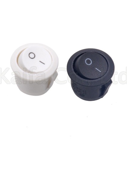 Adet Spdt Küçük Rocker Anahtarları Siyah Mini Siyah Beyaz 2 Pin On-Off Rocker Anahtarı Kcd1 (Yurt Dışından) fiyatları