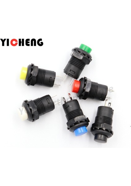 Adet Kendinden Kilitli/anlık Buton Anahtarları DS228 DS428 12MM Kapalı-Açık Basmalı Düğme Anahtarı 3A/125VAC 1.5A/250VAC DS-228 DS-428 (Yurt Dışından) fiyatları