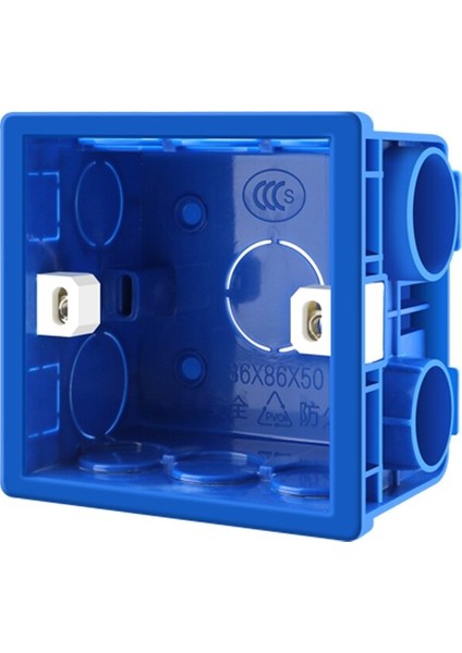 Ayarlanabilir 86 Anahtar Priz Kutusu, Montaj Arka Karanlık Kutu Pvc 50MM Derinlik Duvar Anahtarı Duvar Soket Montaj Kaset Kutusu, 12 Adet (Yurt Dışından)