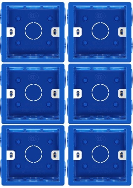 Ayarlanabilir 86 Anahtar Priz Kutusu, Montaj Arka Karanlık Kutu Pvc 50MM Derinlik Duvar Anahtarı Duvar Soket Montaj Kaset Kutusu, 12 Adet (Yurt Dışından) modelleri