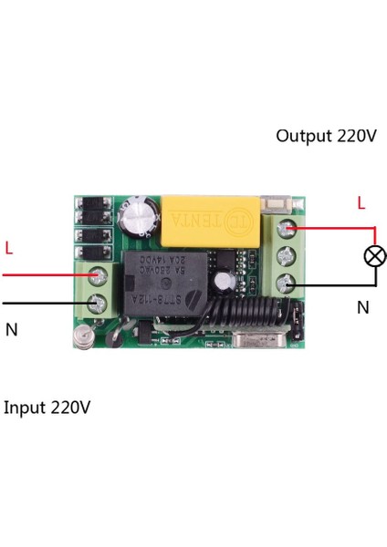 Akıllı Ev 220 V Tavan Lambası Işık LED Ampul Uzaktan Kumanda Anahtarı Kablosuz Duvar Paneli Giriş Çıkış Mini Rf Alıcı (Yurt Dışından) indirimleri