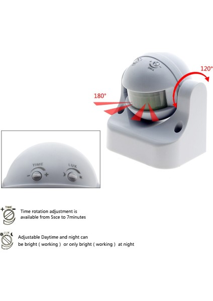 Pır Kızılötesi Hareket Sensörü Anahtarı DC9V-24V / AC110-240V Otomatik Açma Kapama Akıllı Işık Anahtarları (Yurt Dışından) fırsatları