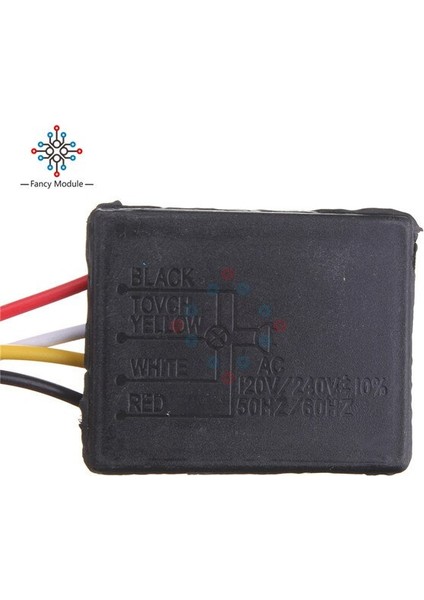 Masa Işık Parçaları Açık Kapalı 1 Yönlü Dokunmatik Kontrol Sensörü Ampul Lamba Anahtarı Ac 220V (Yurt Dışından)