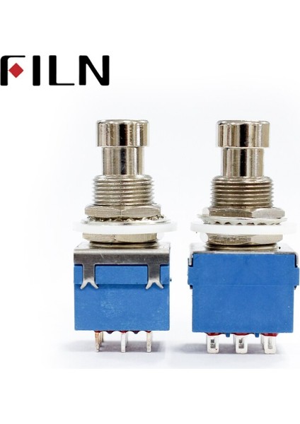 Pin Gitar Efektleri Pedal Kutusu Stomp Ayak Mandallama 3pdt Anahtarı Gerçek Bypass (Yurt Dışından)