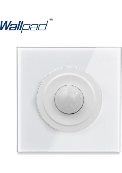 Wallpad 2019 Yeni Varış Hareket Sensörü Anahtarı Duvar Işık Anahtarı Kristal Cam Panel 220 V 100 W (Yurt Dışından)