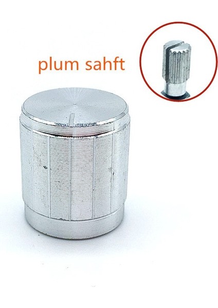 Adet Siyah Gümüş Alüminyum Alaşımlı Topuzlar 15MM x 17MM Potansiyometre Kodlayıcı Topuzu Erik Mil Yarım Mil (Yurt Dışından) fiyatları