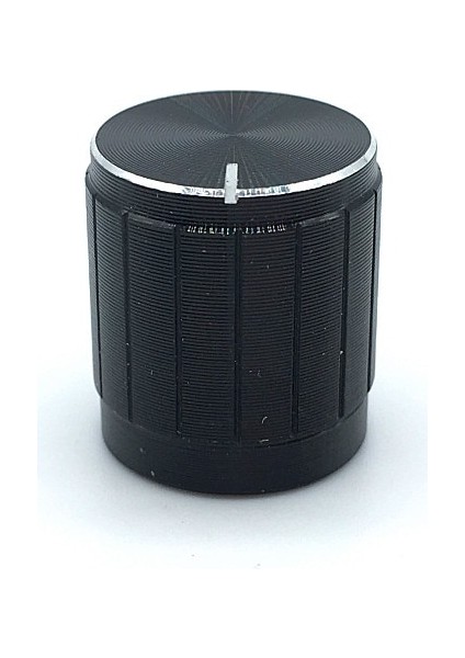 Adet Siyah Gümüş Alüminyum Alaşımlı Topuzlar 15MM x 17MM Potansiyometre Kodlayıcı Topuzu Erik Mil Yarım Mil (Yurt Dışından) fırsatları