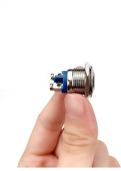 Monzydq 16MM IP67 Metal Basmalı Düğme Anahtarı Su Geçirmez Kendini Sıfırlama Anlık Kilitleme Mandallama Yok Yüksek/düz/anlık (Yurt Dışından) indirimleri
