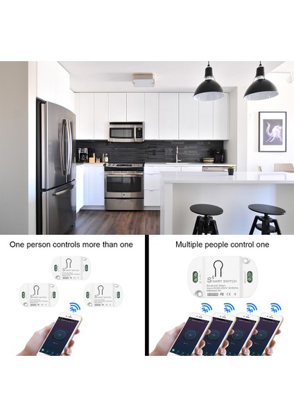 Tuya Smart 2,4 Ghz Bluetooth Uyumlu Örgü Akıllı Anahtar 5A App Kontrolü (Yurt Dışından) fırsatları