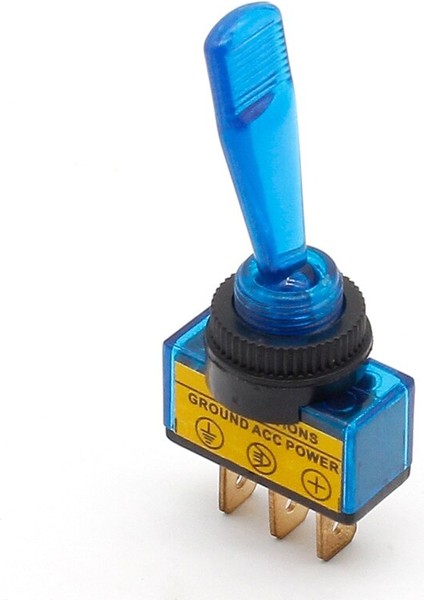 Otomotiv Geçiş Anahtarı 3 Pinli On-Off Lambalı DC12V 20A (Yurt Dışından)