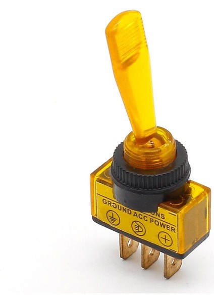 Otomotiv Geçiş Anahtarı 3 Pinli On-Off Lambalı DC12V 20A (Yurt Dışından)