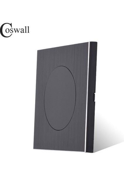 Coswall Lüks Duvar Boş Panel Sadece Dekorasyon Için Knight Siyah Alüminyum Fırçalanmış Metal Panel R12 Serisi (Yurt Dışından) fiyatları