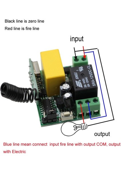 Yeni AC220V 1 Ch Kablosuz Uzaktan Kumanda Aydınlatma Anahtarı 10A Röle Mini Alıcı ve Işıklar ve Windows Için 2 Tuşlu Uzaktan Kumanda (Yurt Dışından) modelleri