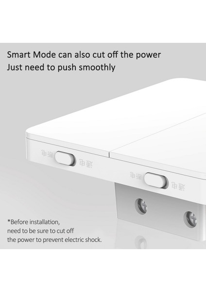 Mijia Yeelight Slisaon Anahtarı Duvar Anahtarı Açık Çift Kontrol Anahtarı 2 Mod Esnek Akıllı Lamba Işık Anahtarı Üzerinden Anahtarı (Yurt Dışından)