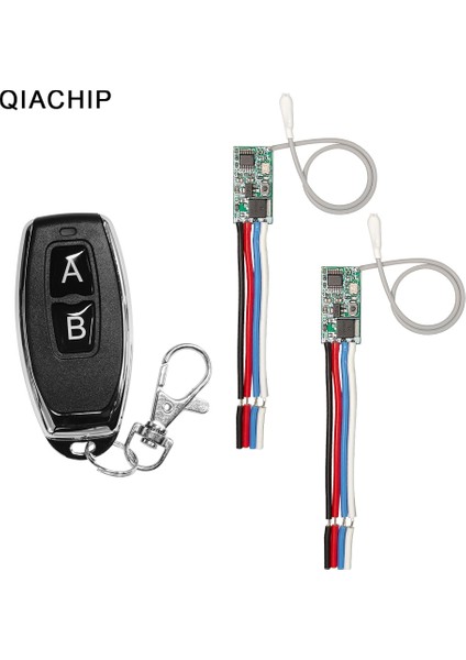 Qıachıp Kablosuz Uzaktan Kumanda Anahtarı Alıcı Dc 3.5V 3.7V 4.5V 5V 6V 7.4V 8.4V 9V 12V Alıcı 433.92MHZ (Yurt Dışından) modelleri