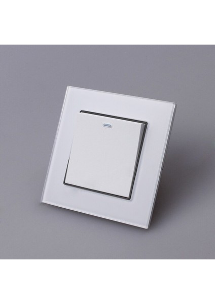 Atlantik Anahtarı Tüm Model Lüks Kristal Cam Panel Işık Anahtarı Basma Düğmesi Duvar Anahtarı Interruptor 16A Standart (Yurt Dışından)