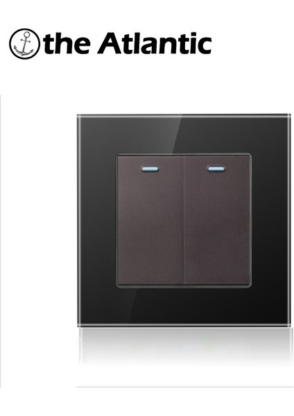 Atlantik Anahtarı Tüm Model Lüks Kristal Cam Panel Işık Anahtarı Basma Düğmesi Duvar Anahtarı Interruptor 16A Standart (Yurt Dışından) modelleri