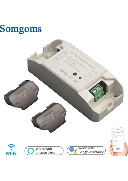 Sıcak Satış Wifi Akıllı Kesici Anahtarı 90 Ila 250 V Açık Kapalı Işık Anahtarları Destek App Uzaktan Kumanda Evrensel Dıy Modülü (Yurt Dışından) fiyatları