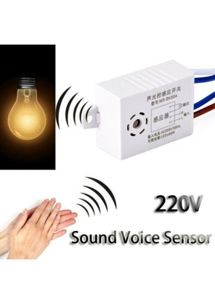 Yeni 220 V Modülü Otomatik Açma Kapama Akıllı Ses Ses Sensörü Işık Anahtarı LED Downlight Tavan Lambaları Panel Işıkları (Yurt Dışından) fiyatları