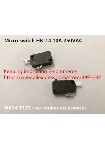 Orijinal Yeni 100% Anahtarı Hk-14 10A 250VAC T125 Pirinç Ocak Aksesuarları (Yurt Dışından)