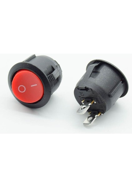 5 Adet 22MM Çap Küçük Tekne Rocker Anahtarları Mini Siyah Beyaz Kırmızı 2 Pin On-Off Rocker Anahtarı Su Geçirmez (Yurt Dışından) fırsatları