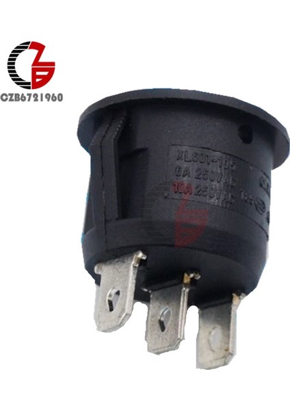 5 Adet Mini Siyah 3 Pin Spdt On-Off-On Rocker Anahtarı Snap-In Araba Tekne Için (Yurt Dışından) fiyatları