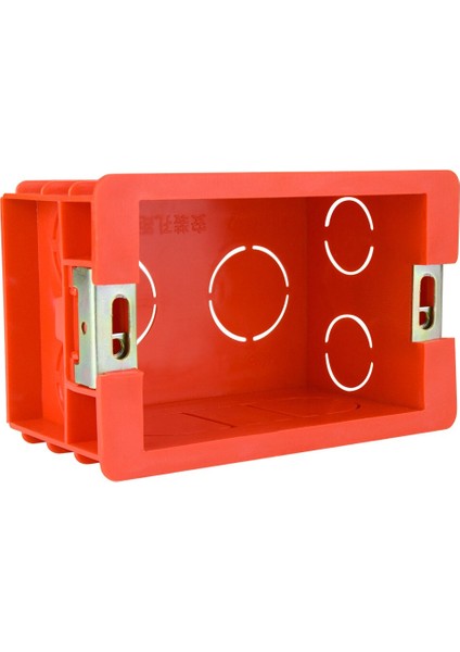 Süper Kalite Anahtar Kutusu 99MM*64MM Standart Dahili Montaj Kutusu Kırmızı Kaset 118MM*72MM Standart Duvar Anahtarı ve Priz (Yurt Dışından)