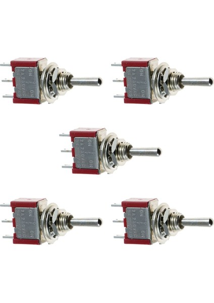 Thgs 5 x Mini Anlık (Açık)Kapalı(Açık) Geçiş Anahtarı Model Demiryolu Spdt 12V, Gümüş (Yurt Dışından) fiyatları