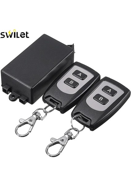 Sıcak Satış 1 Adet 220 V 10A Röle 1ch Kablosuz Rf Uzaktan Kumanda Anahtarı 1 Verici + 2 Alıcı 315 Mhz Uzaktan Kumanda (Yurt Dışından)