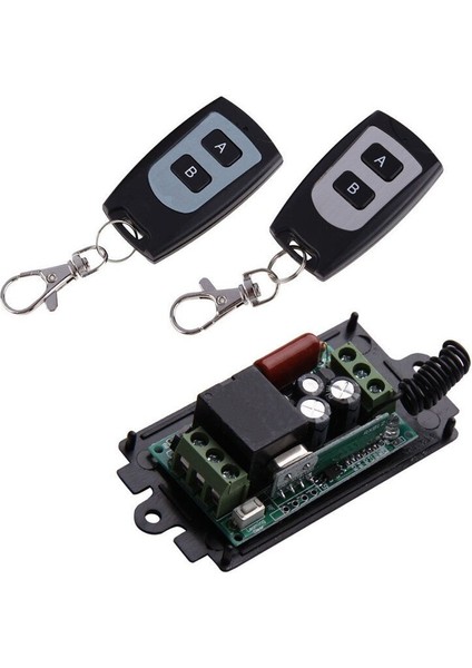 Sıcak Satış 1 Adet 220 V 10A Röle 1ch Kablosuz Rf Uzaktan Kumanda Anahtarı 1 Verici + 2 Alıcı 315 Mhz Uzaktan Kumanda (Yurt Dışından) fiyatları