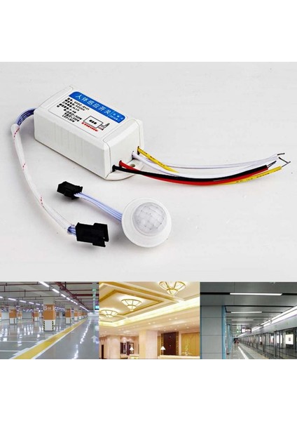 Yeni Kızılötesi Pır Hareket Anahtarı LED Ampul Sensörü Anahtarları Modern Ev Işıkları Sensörü Denetleyici Ac 220 V 500 W (Yurt Dışından) modelleri
