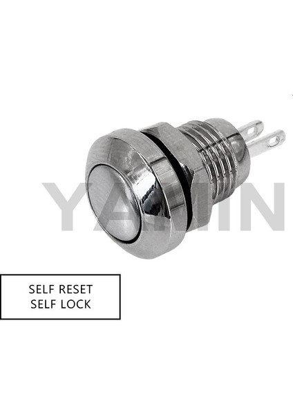 8mm Metal Basmalı Düğme Anahtarı 2/4 Pin Sıfırlama/anlık Kilit Mandallama Su Geçirmez Normalde Açık Ultra Küçük Minyatür Düğmeler (Yurt Dışından) fırsatları