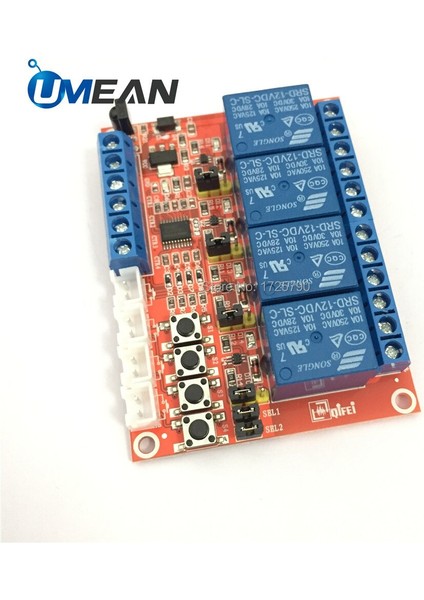 Evrensel Kızılötesi Rf Uzaktan Kumanda Anahtarı Dc 12 V 10A 4 Kanal Ir Kablosuz Röle Alıcı Modülü (Yurt Dışından)