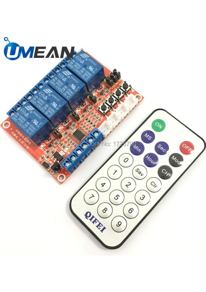 Evrensel Kızılötesi Rf Uzaktan Kumanda Anahtarı Dc 12 V 10A 4 Kanal Ir Kablosuz Röle Alıcı Modülü (Yurt Dışından) fiyatları