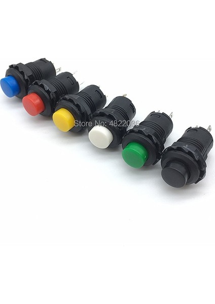 Adet DS228 12MM Kilit Mandallama Basmalı Düğme Anahtarı Bakımlı Sabit Buton Anahtarları DS-427/428 (Yurt Dışından) fiyatları