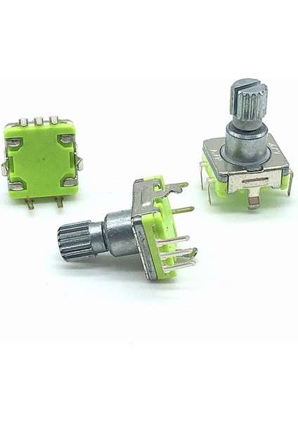 Adet/grup EC11 Döner Kodlayıcı Kod Anahtarı 30 Pozisyon Basmalı Düğme Anahtarı 5pin Kolu Uzunluğu 12.5mm (Yurt Dışından) modelleri