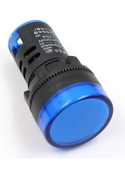 Gösterge Sinyal Lamba Işığı Su Geçirmez AD16-22DS 22MM Ac/dc 12V 24V 110V 220V 380V Kırmızı Yeşil Sarı Mavi Beyaz LED Ampuller 20MA (Yurt Dışından)