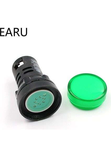 Gösterge Sinyal Lamba Işığı Su Geçirmez AD16-22DS 22MM Ac/dc 12V 24V 110V 220V 380V Kırmızı Yeşil Sarı Mavi Beyaz LED Ampuller 20MA (Yurt Dışından)