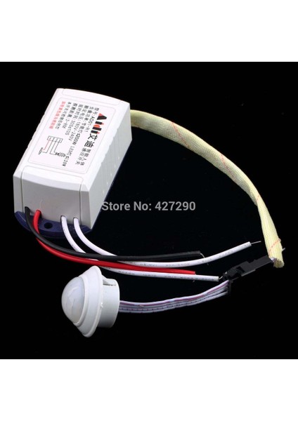 Ir Kızılötesi Vücut Sensörü Modülü Akıllı Işık Hareket Algılama Anahtarı 220V 200W (Yurt Dışından)