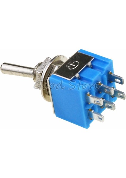 Adet/grup Açık Bluetoggle Anahtarları VE068 P5 6-Pin Dpdt On-Off-On Mini MTS-203 6A125VAC Minyatür Dl (Yurt Dışından)