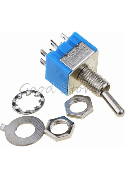 Adet/grup Açık Bluetoggle Anahtarları VE068 P5 6-Pin Dpdt On-Off-On Mini MTS-203 6A125VAC Minyatür Dl (Yurt Dışından) fırsatları