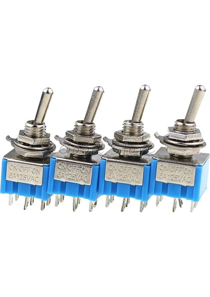Adet/grup Açık Bluetoggle Anahtarları VE068 P5 6-Pin Dpdt On-Off-On Mini MTS-203 6A125VAC Minyatür Dl (Yurt Dışından) indirimleri