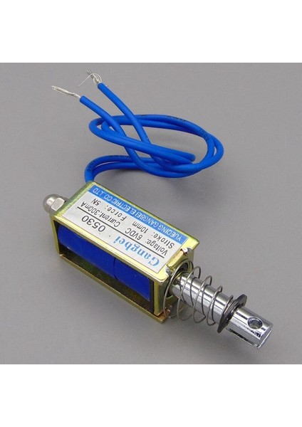 JF-0530B Dc 6V 12V 24V Itme ve Çekme Tipi GANGBEI-0530B Açık Çerçeve Elektromıknatıs Tutma Kuvveti 5n Seyahat 10MM Lineer Solenoid (Yurt Dışından)