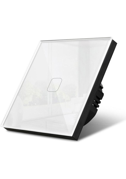 Dokunmatik Anahtarı Ab/ingiltere Standardı Kristal Cam Panel Dokunmatik Anahtarı, 220 V 1/2/3 Gang 1 Yollu LED Işık Lambası Duvar Dokunmatik Ekran Kesici (Yurt Dışından)