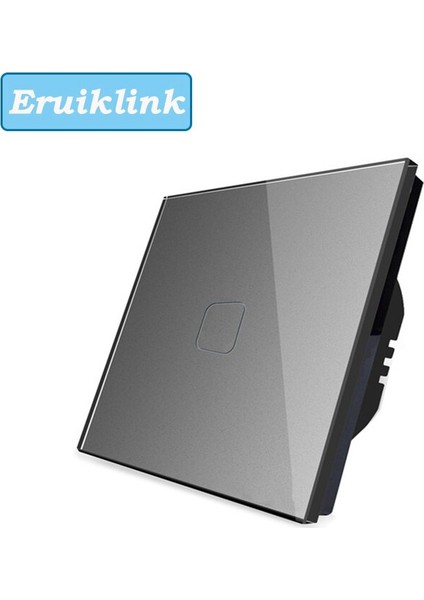 Eruiklink Ab / Ingiltere Standart Duvar Anahtarı, Ac 110V-250V Işık Anahtarları, Akıllı Ev Için Kristal Cam Panel Dokunmatik Ekran Işık Anahtarı (Yurt Dışından) indirimleri