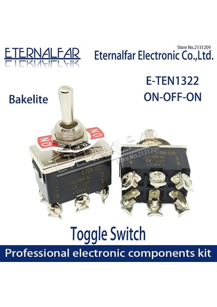 Bakalit E-TEN1322 Yüksek Kaliteli Gümüş Kontak Dpdt 12 mm 15A 250 V Ac On-Off-On 6pin Sıfırlama Rocker Geçiş Slayt Anahtarı Su Geçirmez (Yurt Dışından)