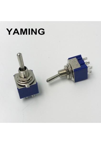 5 Adet 6mm 2 Pozisyon 6 Pin Geçiş Anahtarı 6A/125 V 3A/250 V Rocker Anahtarı Motor Araba Tekne Için Mts 202 Ac On-On (Yurt Dışından)